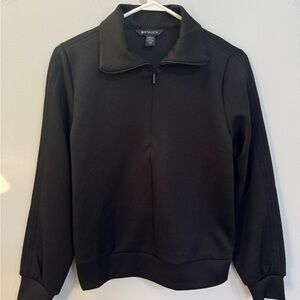Athleta Allure black 1/4 zip sweatshirt size XS